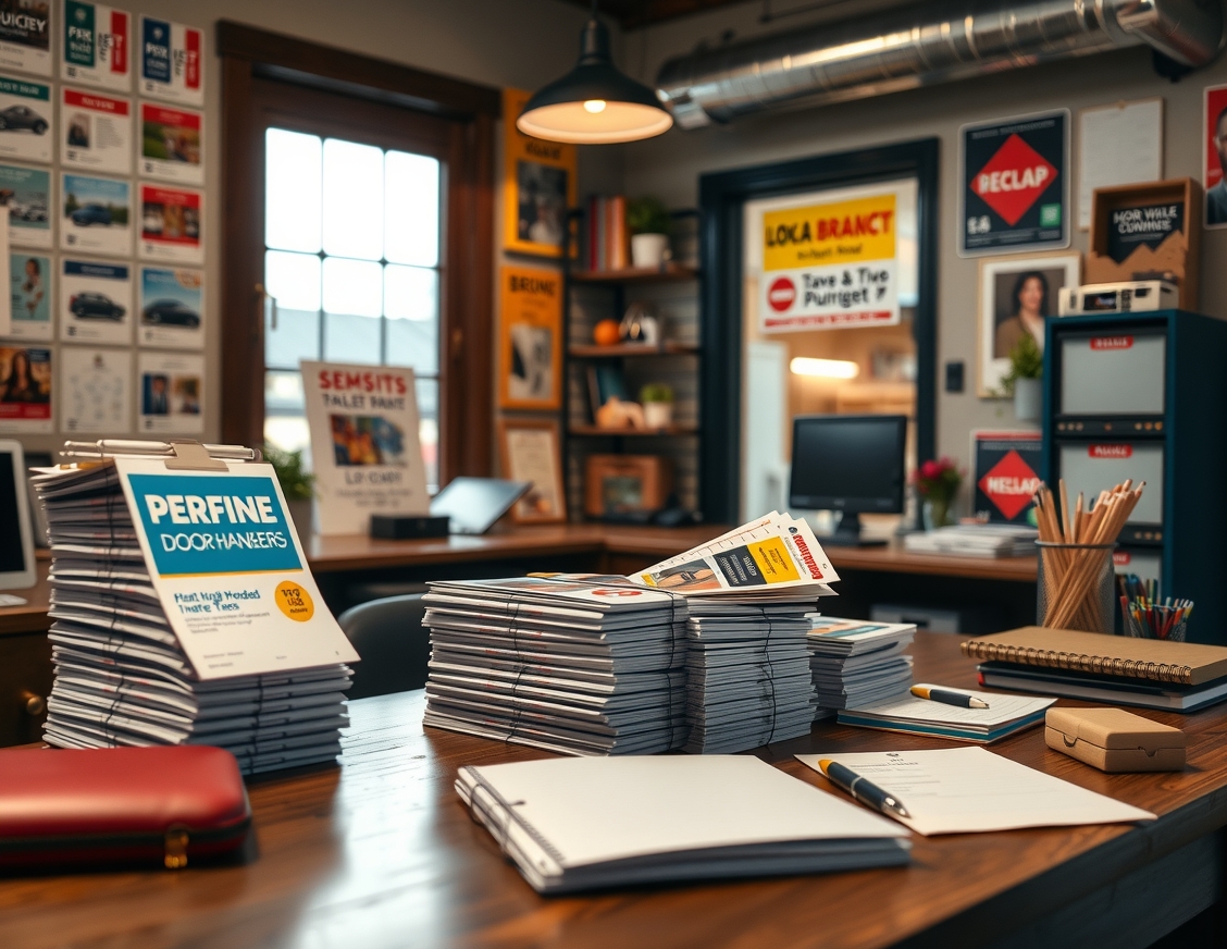 Preparation visual for Print Door Hangers Guide