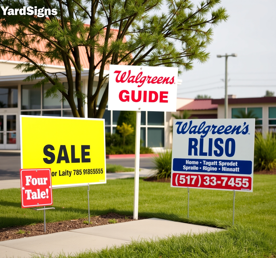 Evaluating the best Yard Signs Walgreens Guide environment