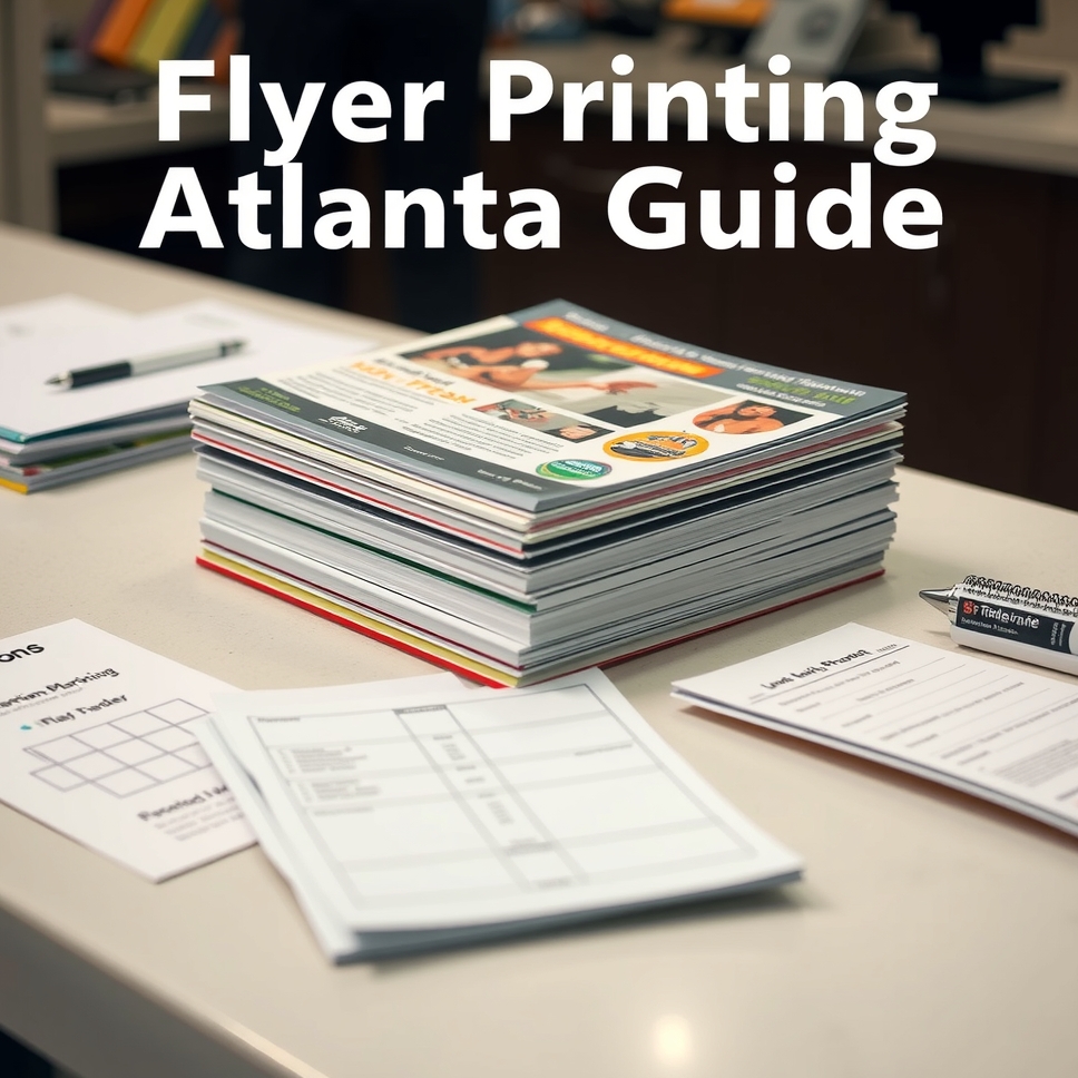 Quality check visual for Flyer Printing Atlanta Guide