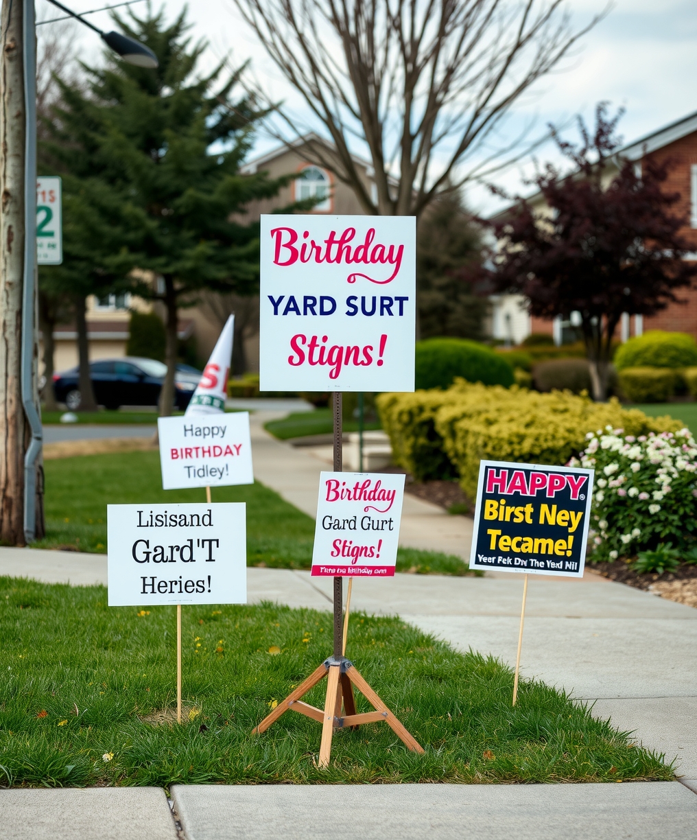 Birthday Yard Signs Near Me Guide