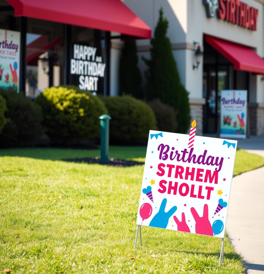 Checklist for Birthday Yard Signs Near Me Guide