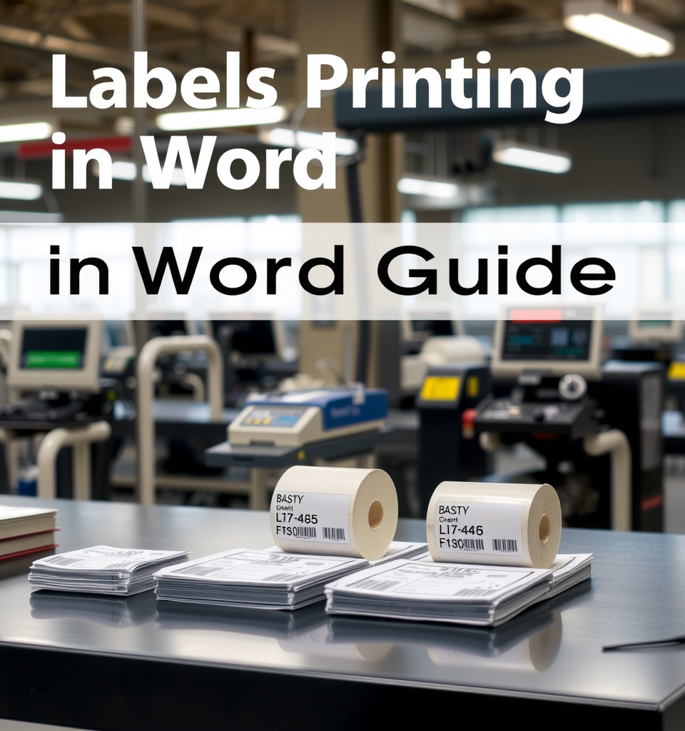 Evaluating the best Labels Printing in Word Guide environment