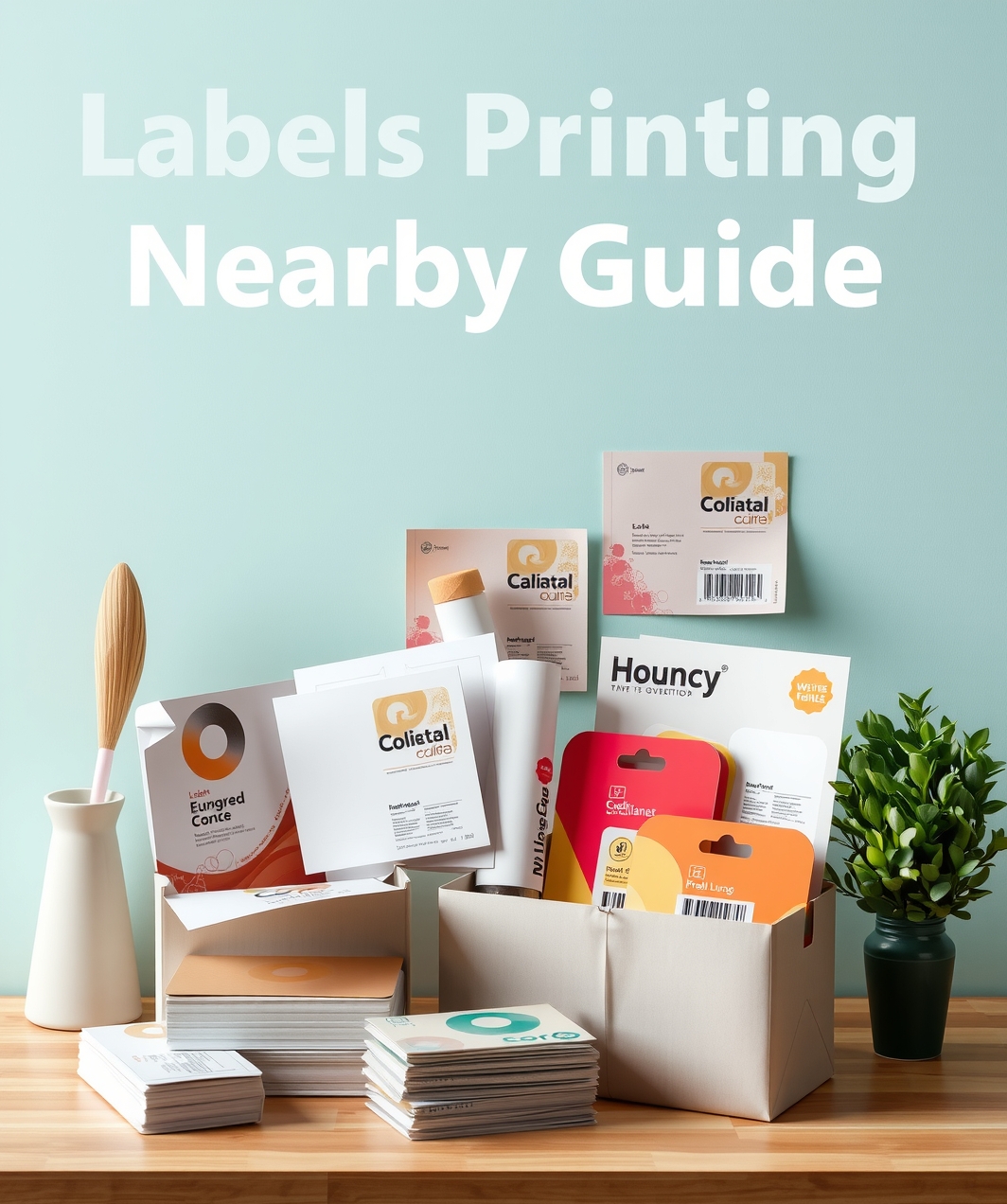 Quality check visual for Labels Printing Nearby Guide