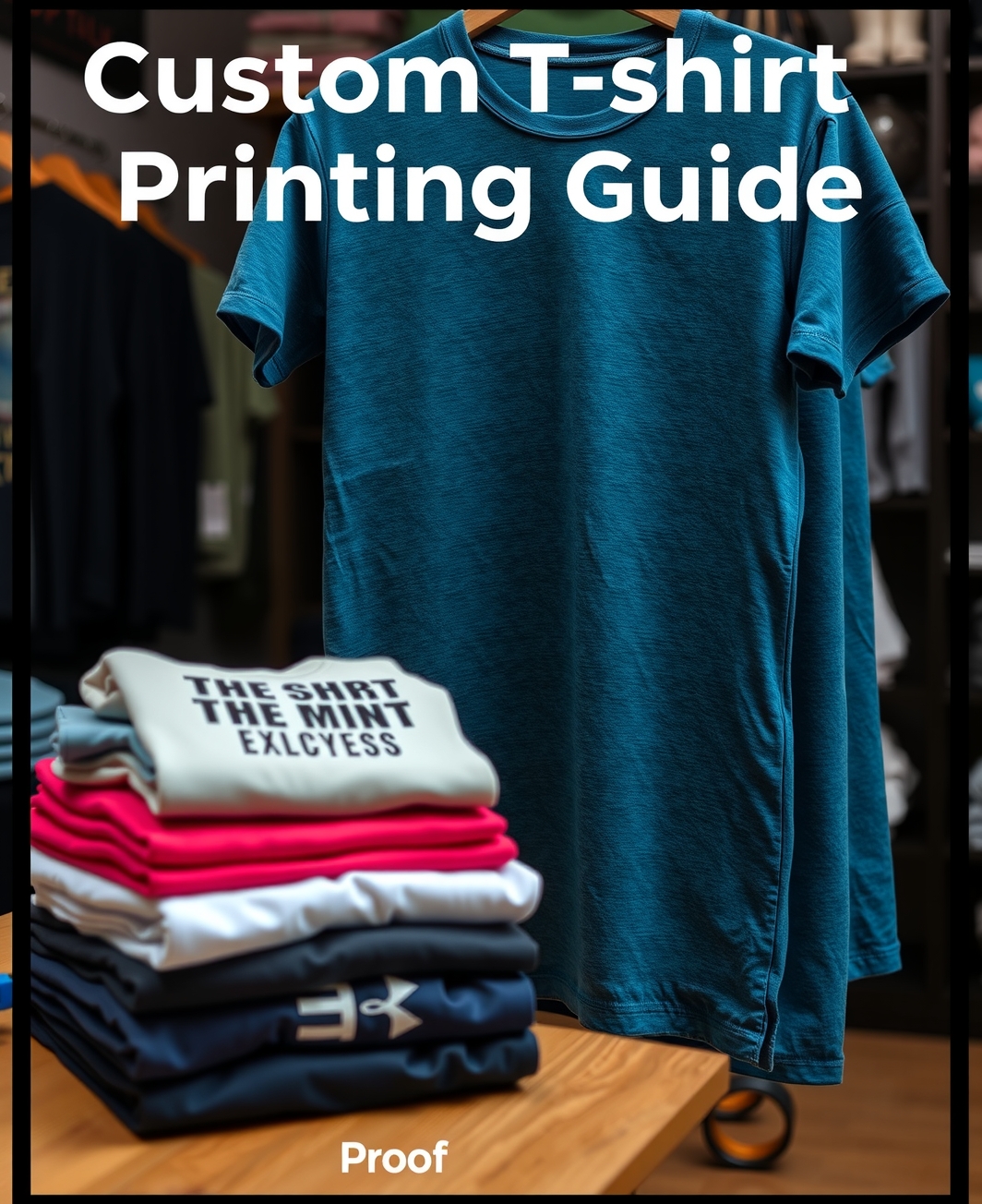 Preparation visual for Custom Tshirt Printing Guide