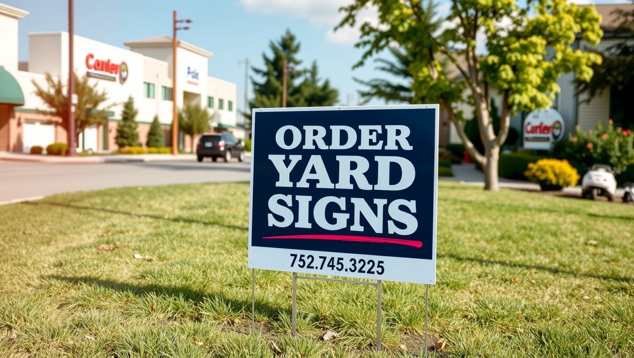Checklist for Order Yard Signs Guide