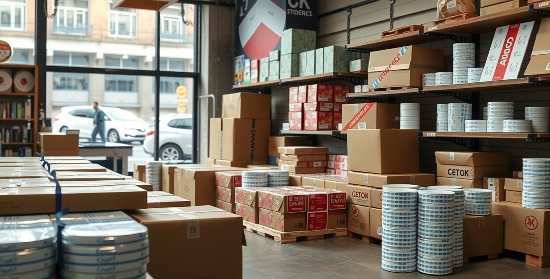 Preparation visual for Custom Stickers Printing Services