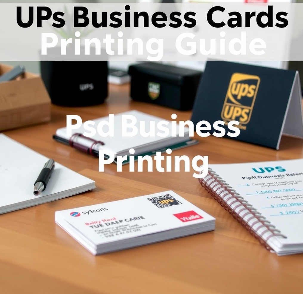 Checklist for Ups Business Cards Printing Guide