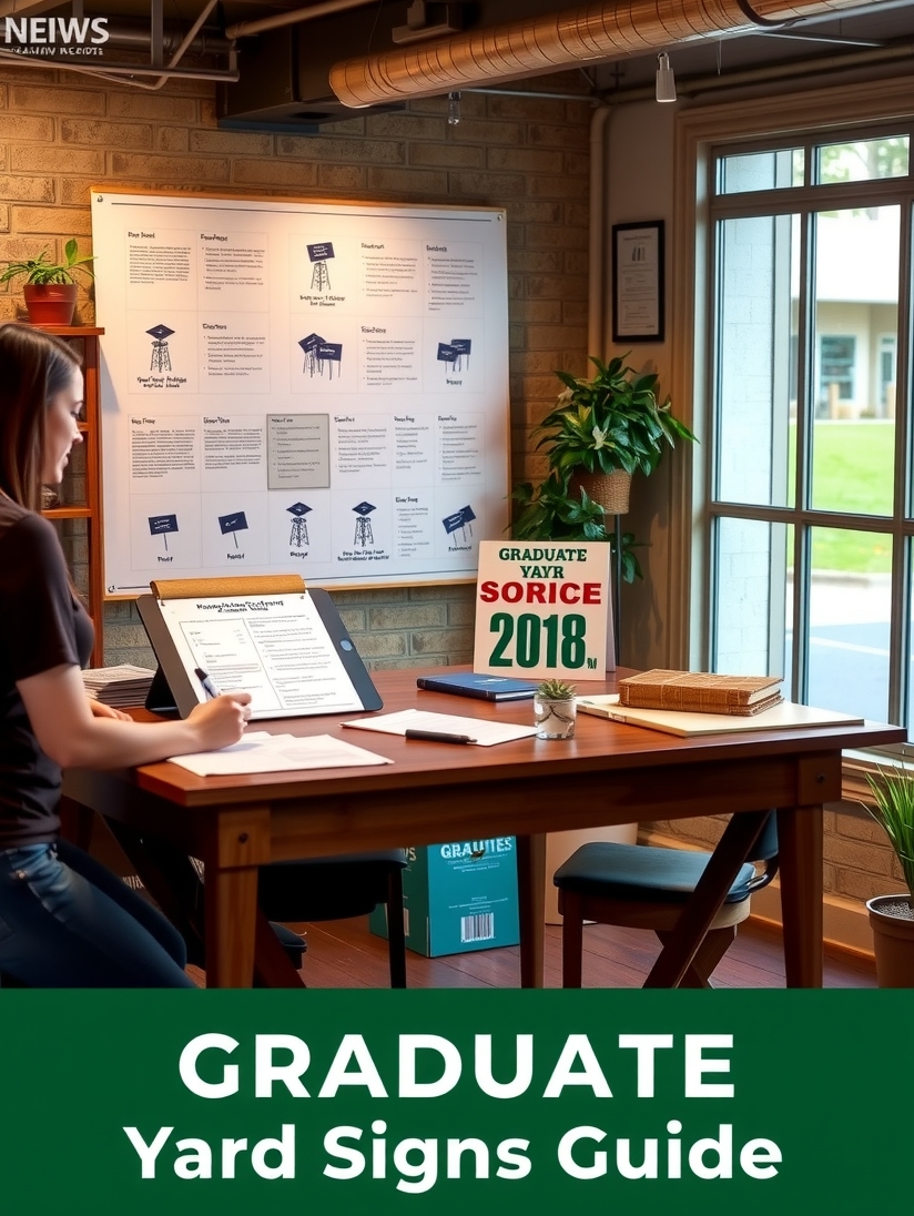 Quality check visual for Graduate Yard Signs Guide