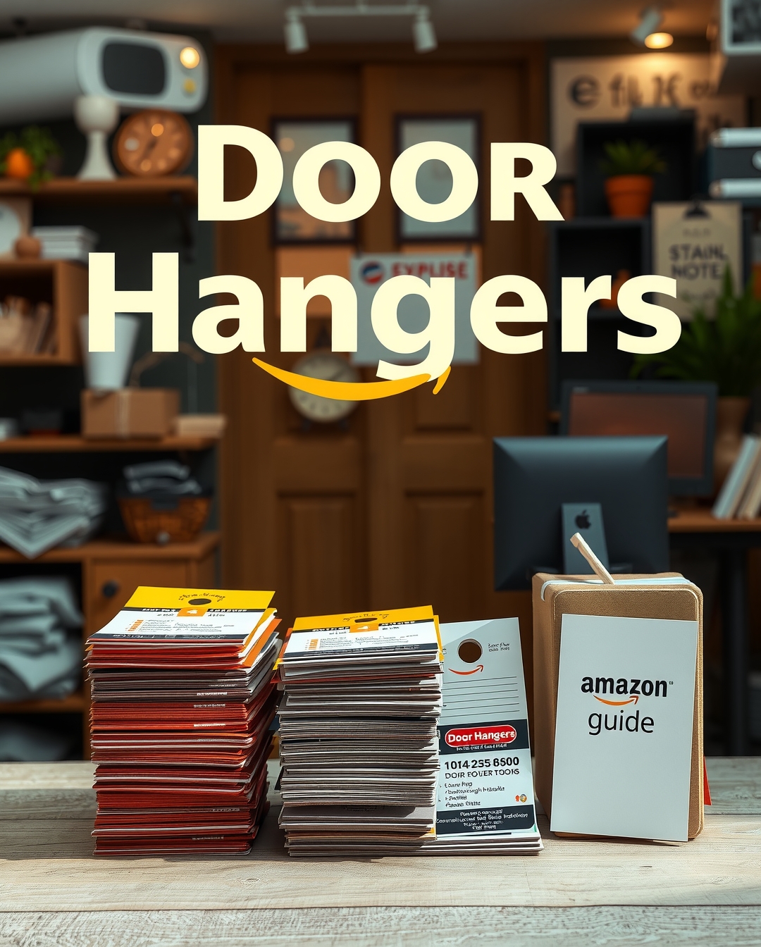 Preparation visual for Door Hangers Amazon Guide