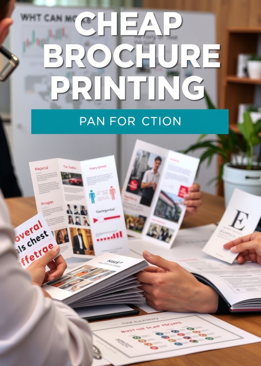 Preparation visual for Cheap Brochure Printing