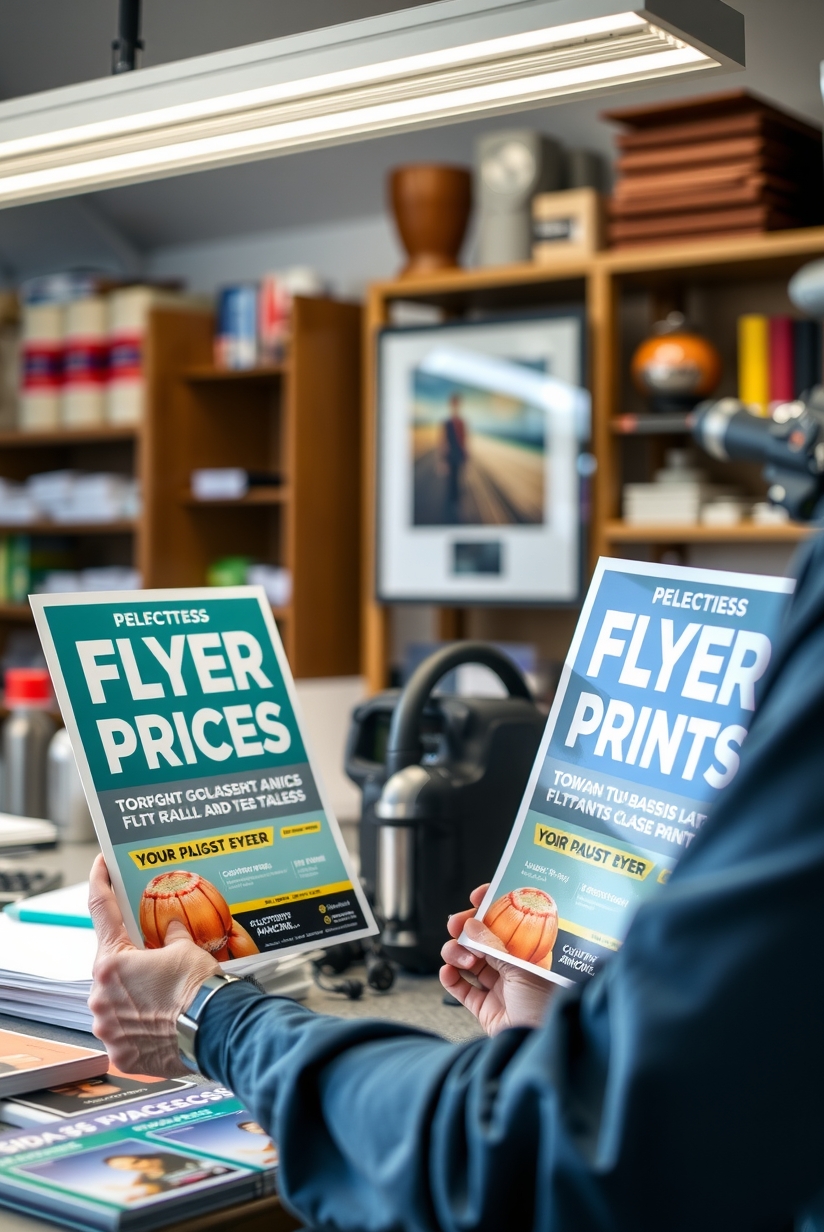 Quality check visual for Flyer Printing Prices