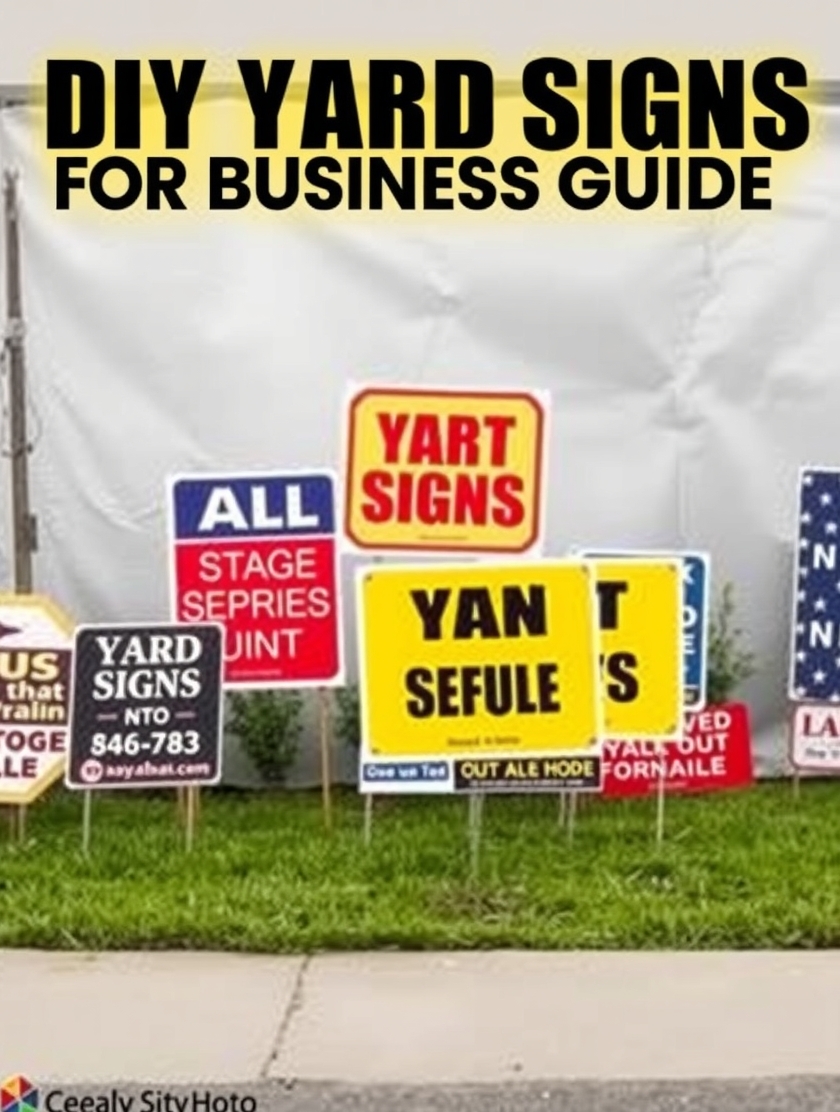 Evaluating the best Diy Yard Signs for Business Guide environment