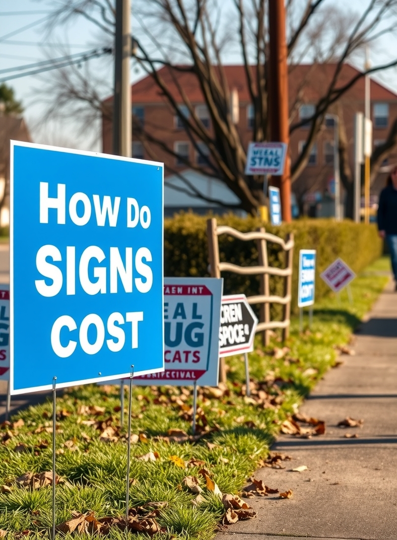 How Much Do Yard Signs Cost
