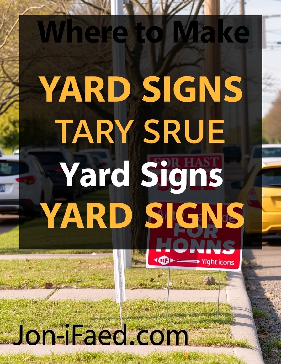 Where to Make Yard Signs Guide