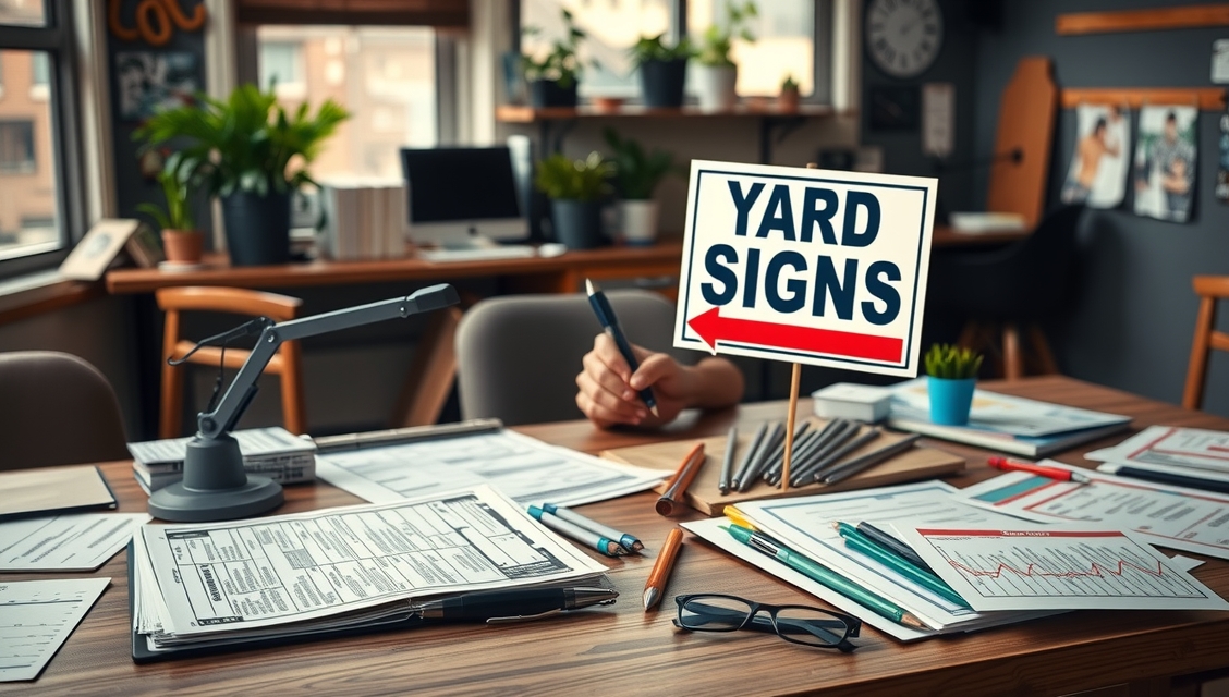 Quality check visual for Yard Signs Cheap Near Me