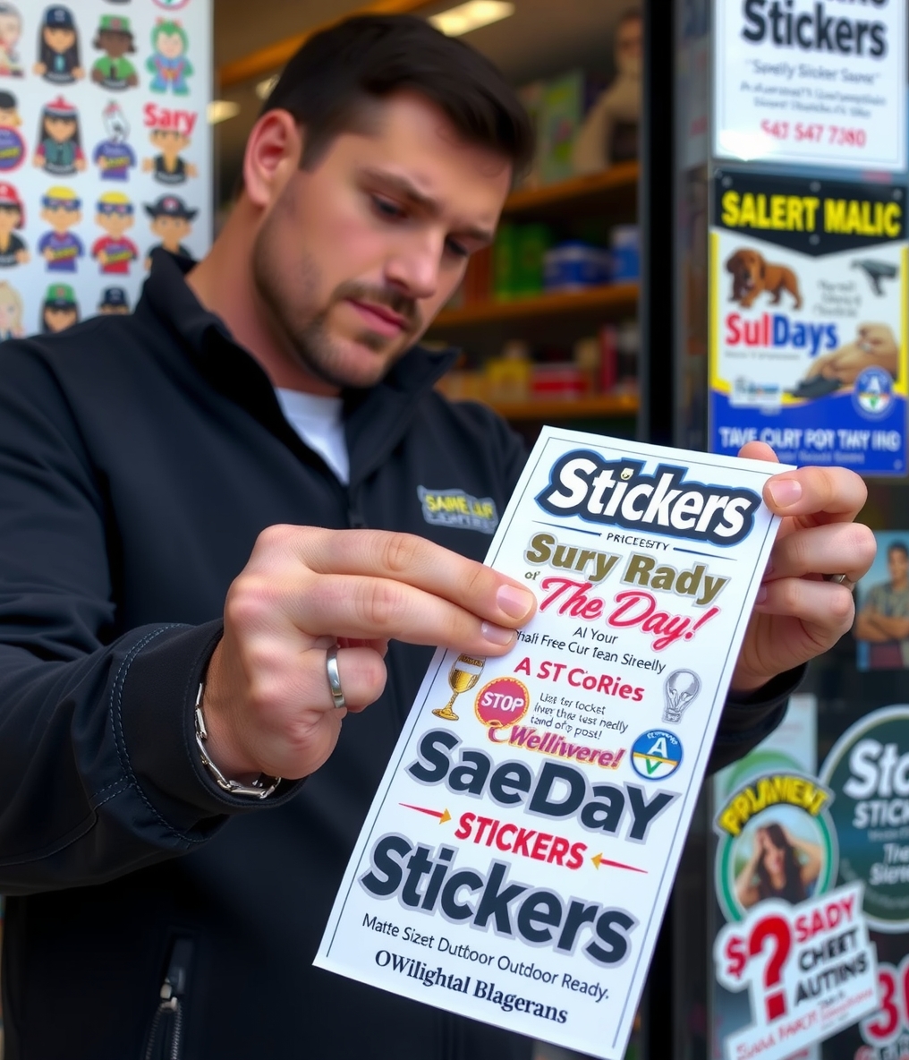 Checklist for Same Day Stickers Printing Near Me Guide