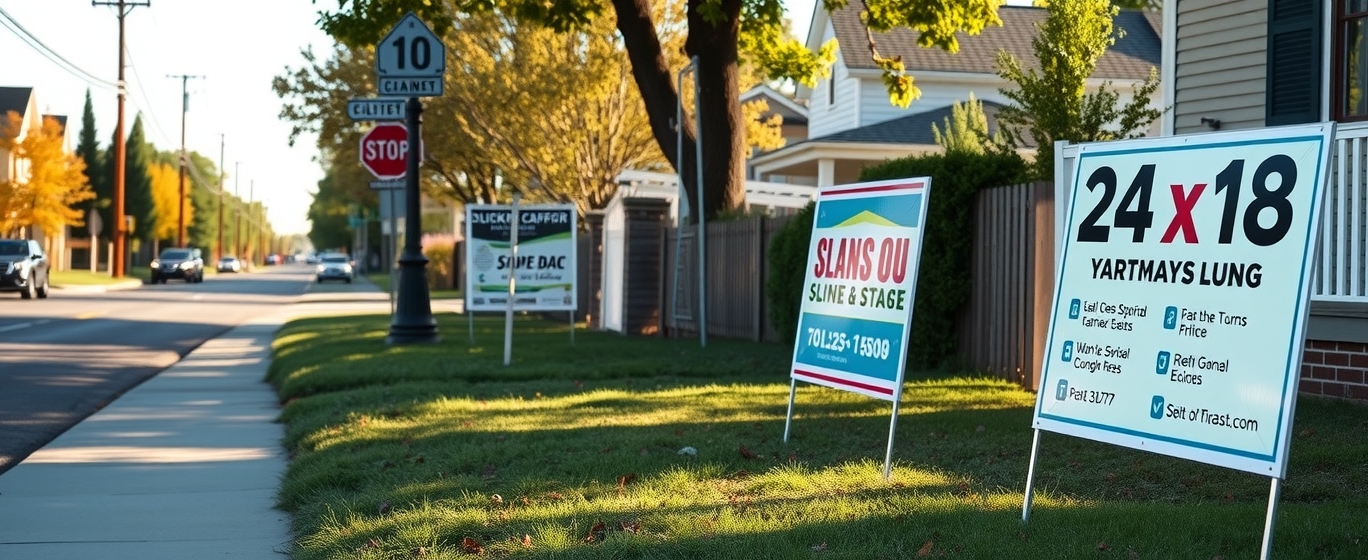 24 X 18 Yard Signs Guide