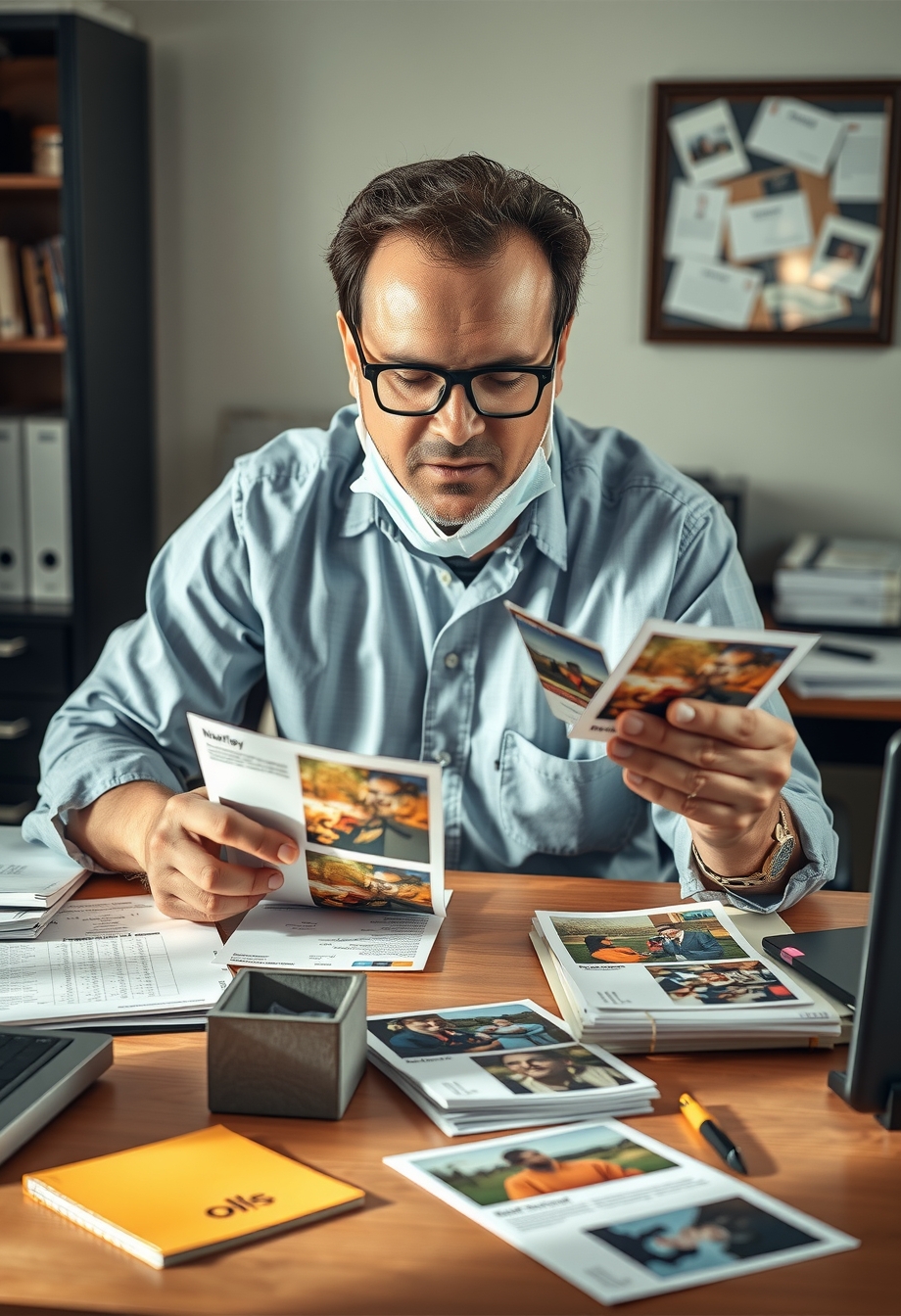 Preparation visual for Low Cost Postcard Printing