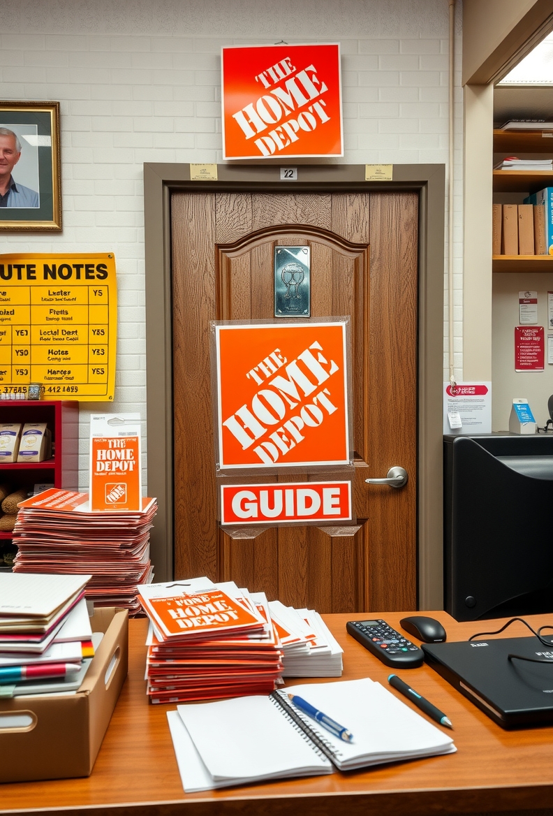 Preparation visual for Door Hangers Home Depot Guide