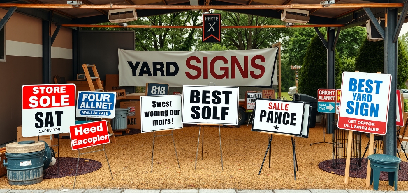 Quality check visual for Best Yard Signs
