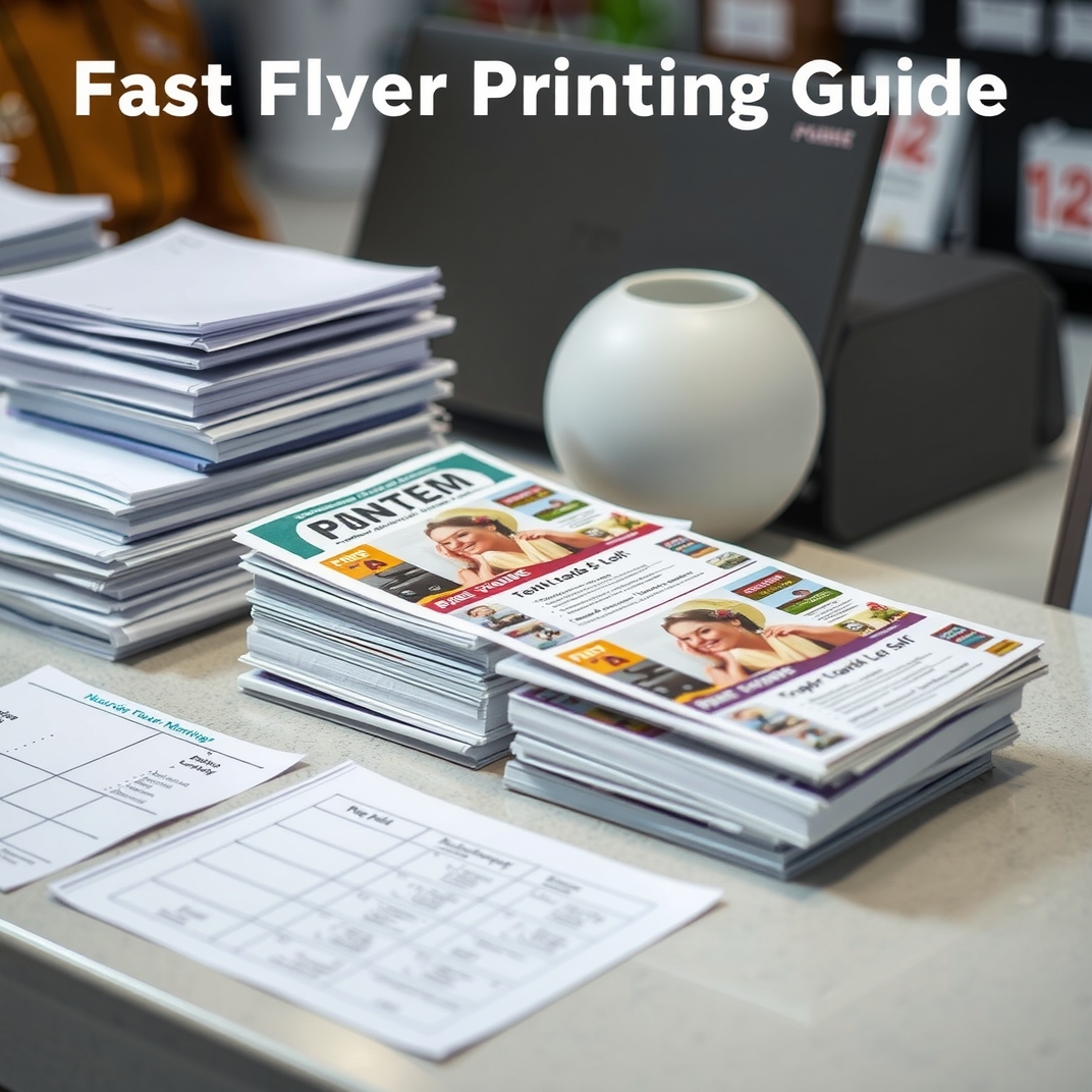 Preparation visual for Fast Flyer Printing Guide