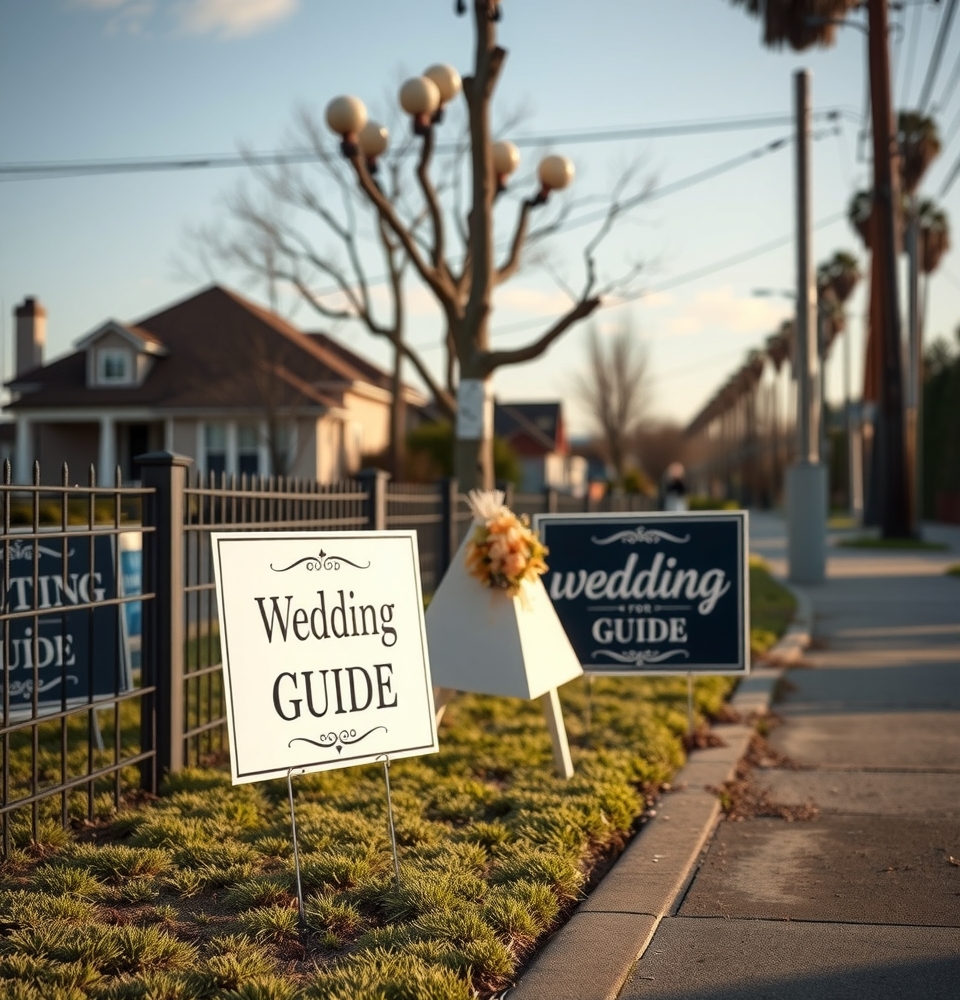 Yard Signs for Wedding Guide