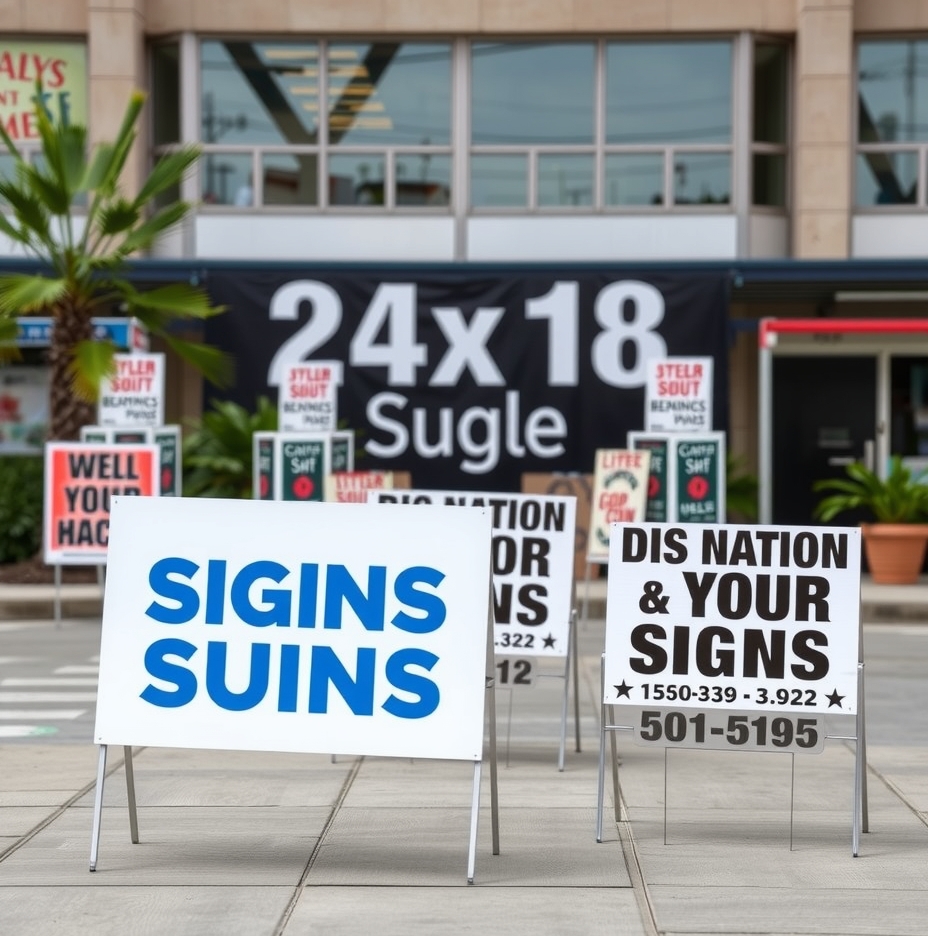 Evaluating the best 24x18 Yard Signs Guide environment