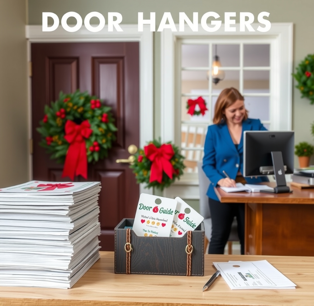 Preparation visual for Door Hangers for Wreath Guide