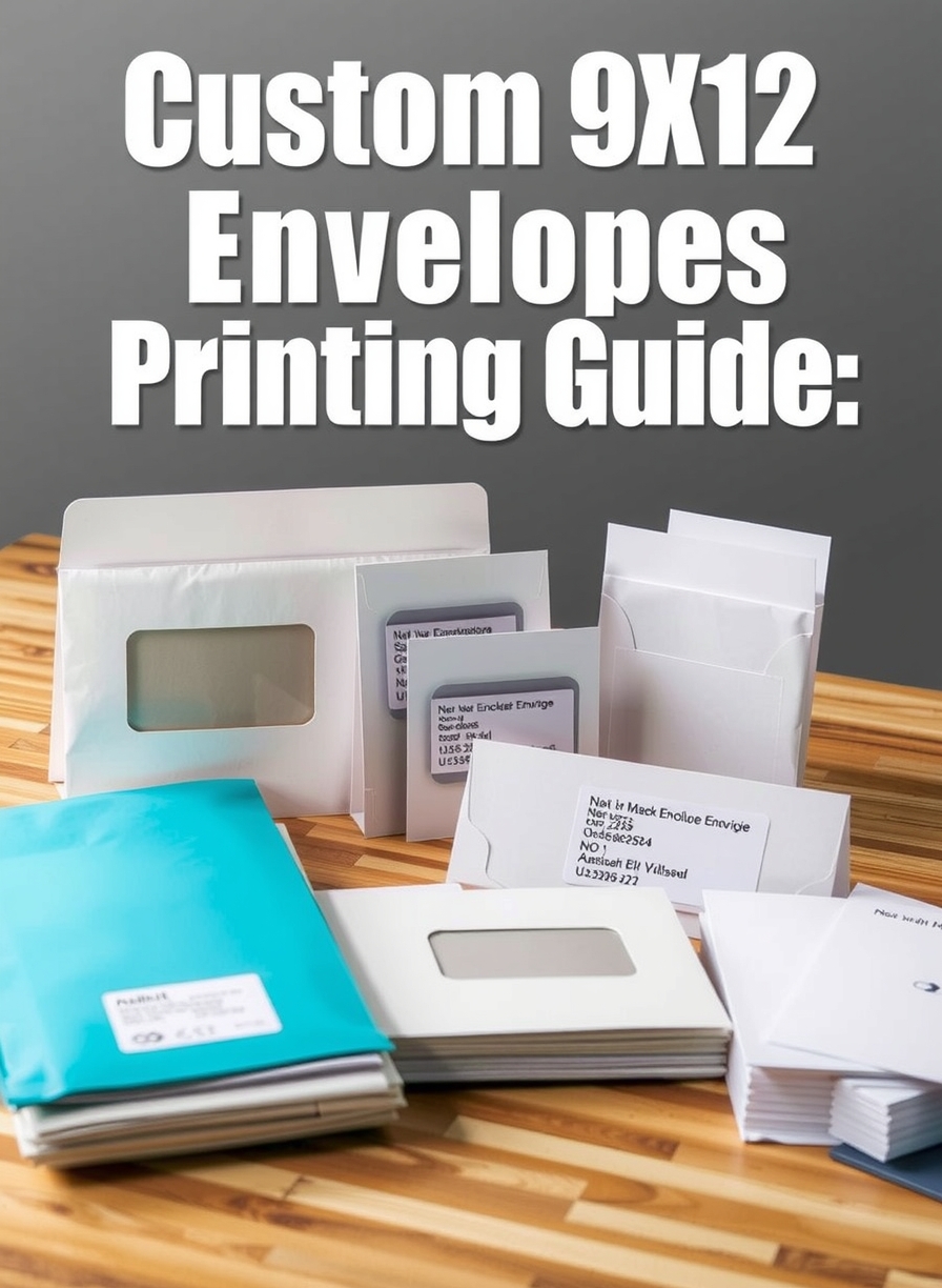 Checklist for Custom 9x12 Envelope Printing Guide