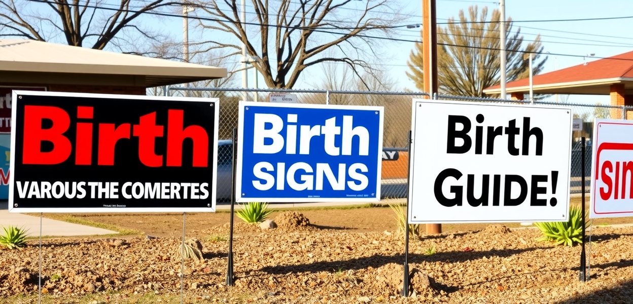 Evaluating the best Birth Yard Signs Guide environment
