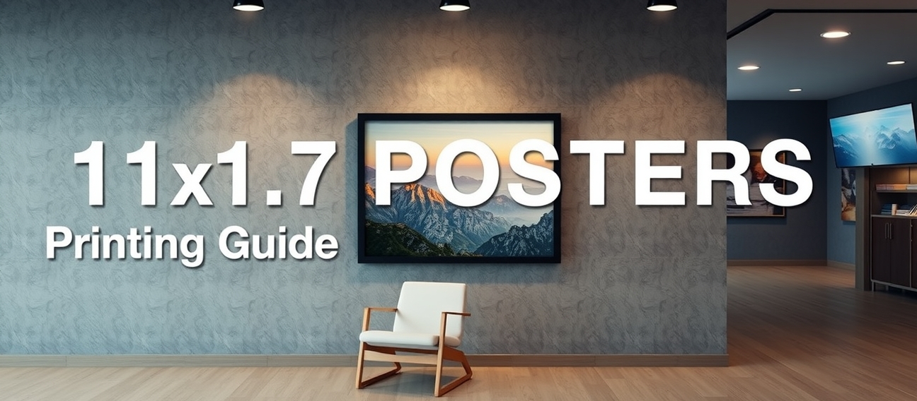 Preparation visual for 11x17 Posters Printing Guide