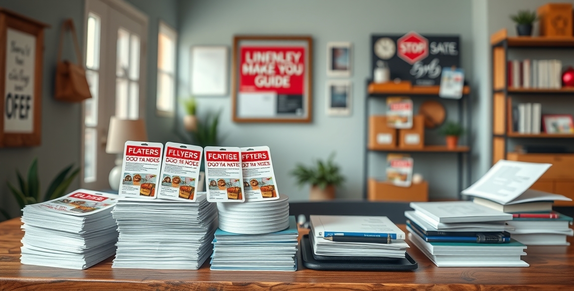 Quality check visual for Flyers Door Hangers Guide