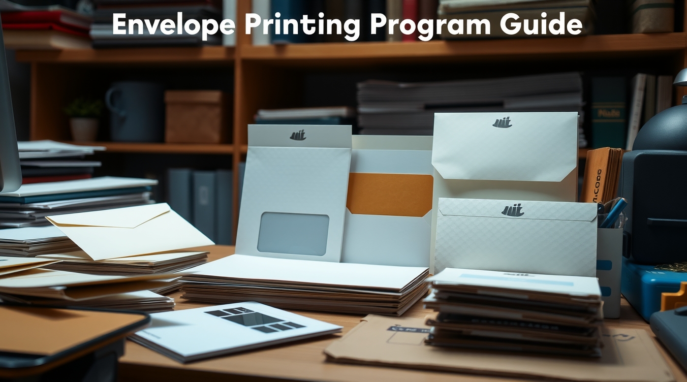 Checklist for Envelope Printing Program Guide