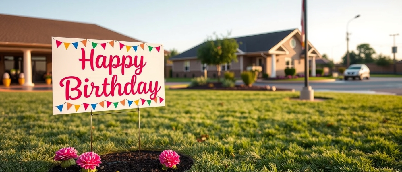 Preparation visual for Happy Birthday Yard Signs Guide