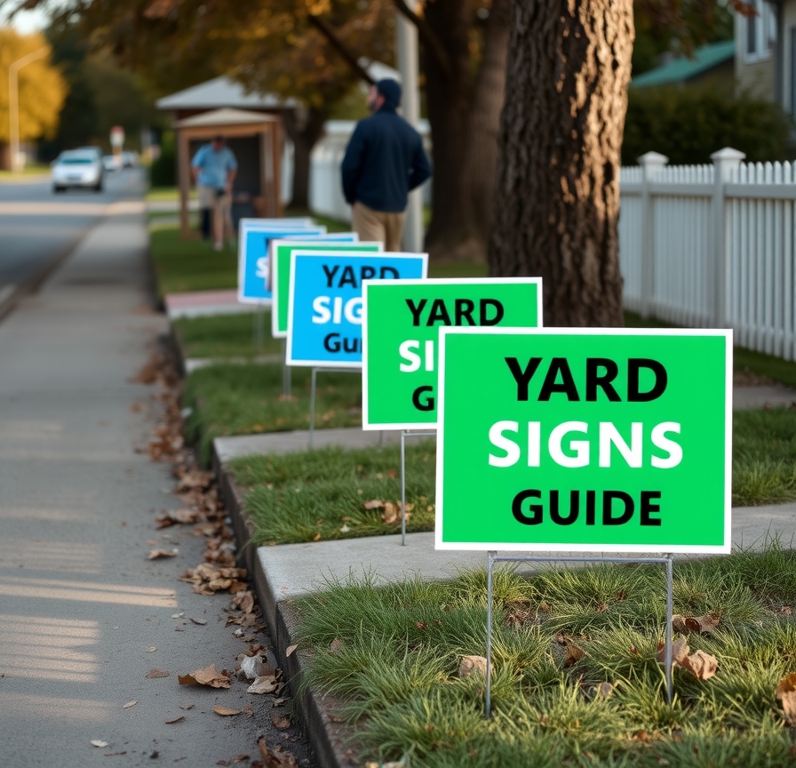 Canva Yard Signs Guide