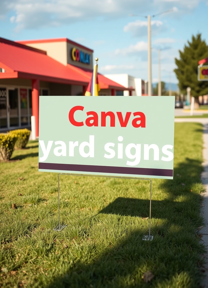 Checklist for Canva Yard Signs Guide