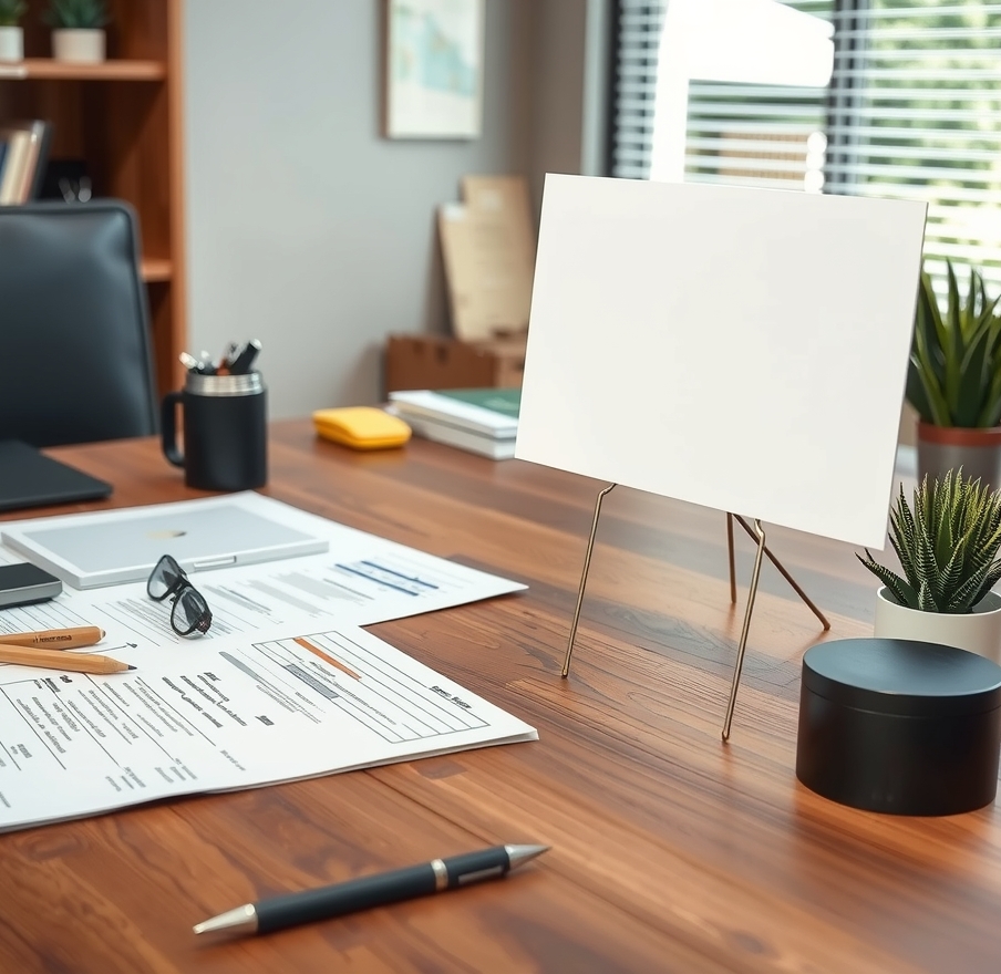 Preparation visual for Blank Yard Signs with Stakes Guide