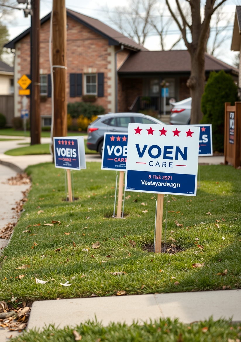 Yard Signs for Political Campaigns