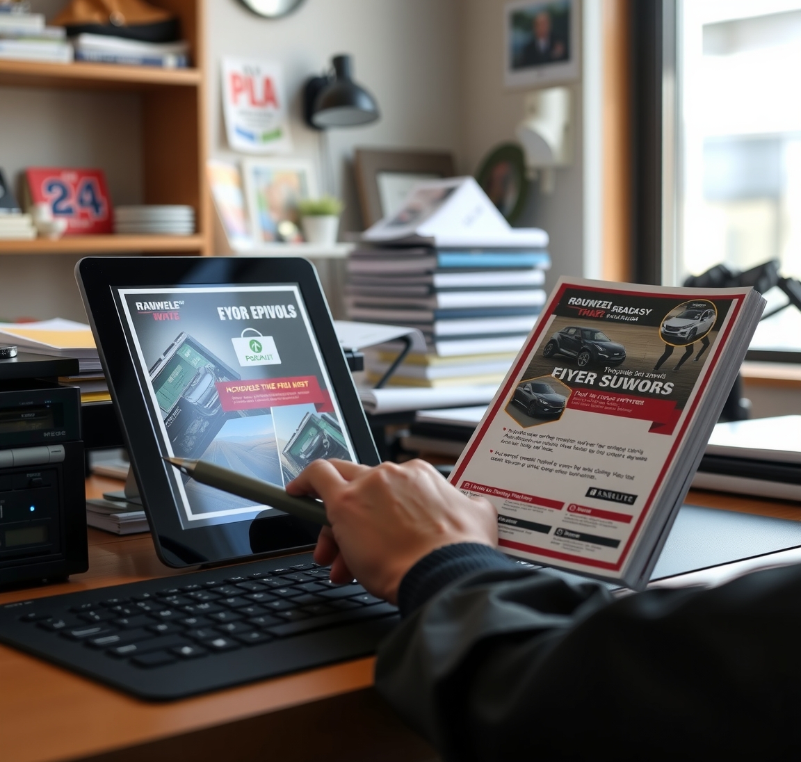 Preparation visual for Online Flyer Printing Guide