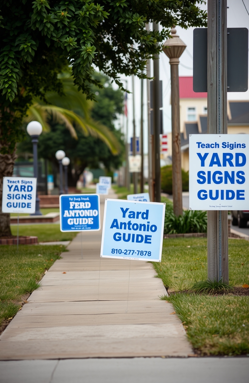Yard Signs San Antonio Guide