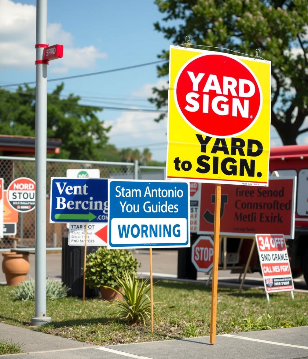 Evaluating the best Yard Signs San Antonio Guide environment