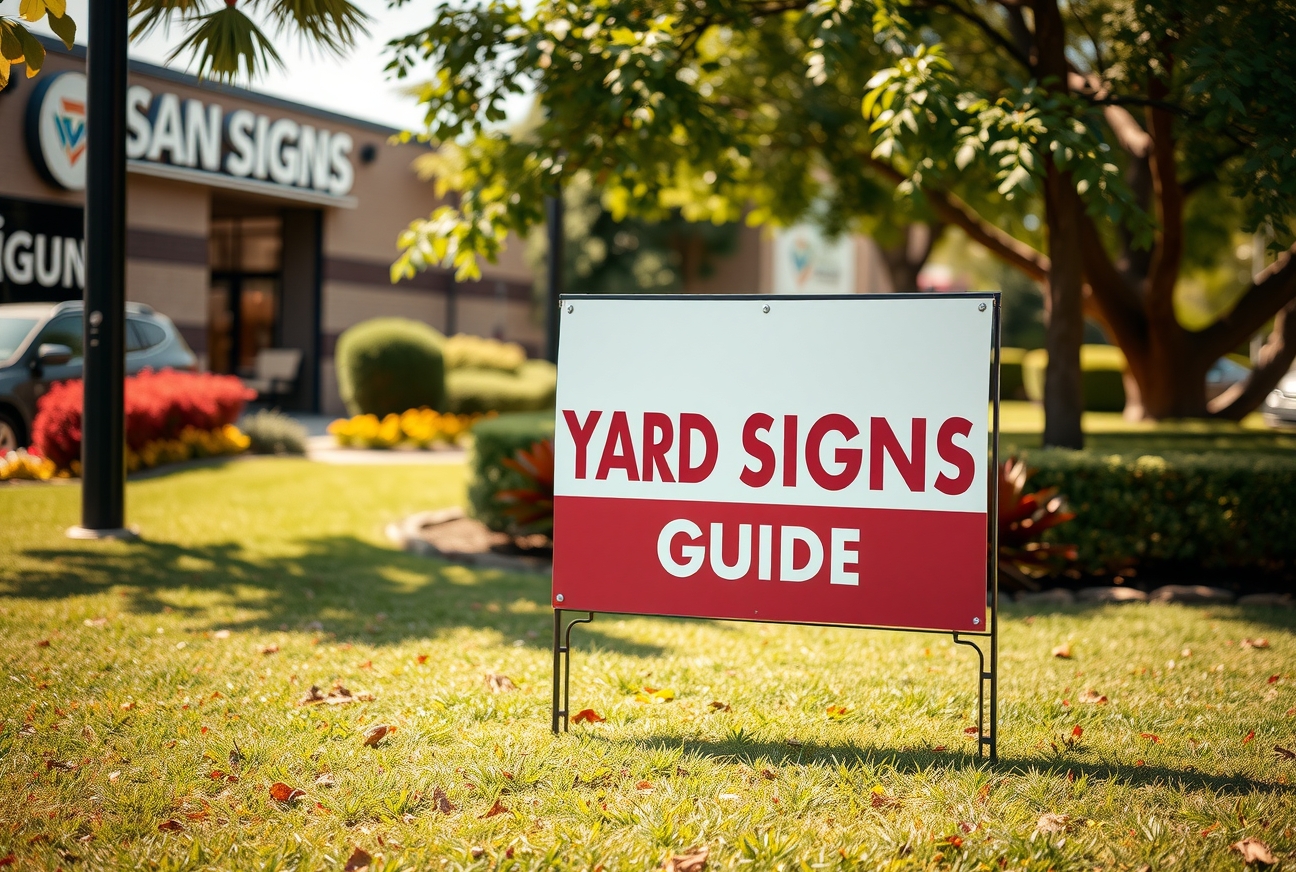 Checklist for Yard Signs San Antonio Guide