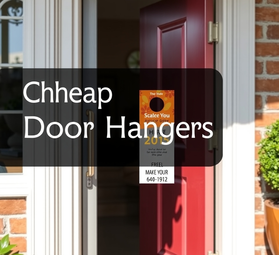 Checklist for Cheap Door Hangers