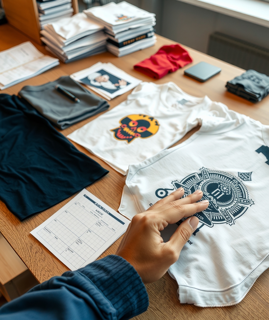 Preparation visual for Tshirt Printing Miami Guide