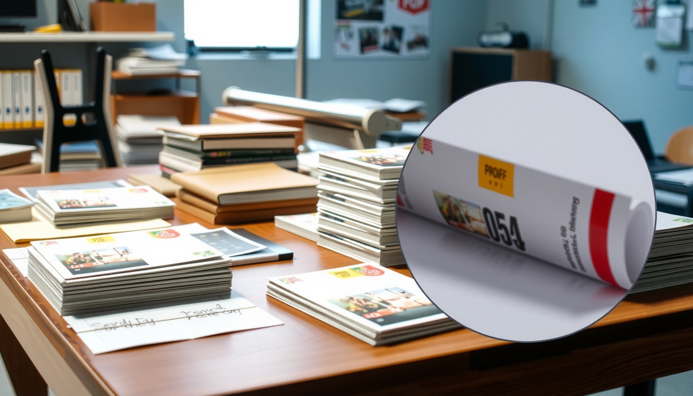 Preparation visual for Postcard Printing Next Day Guide