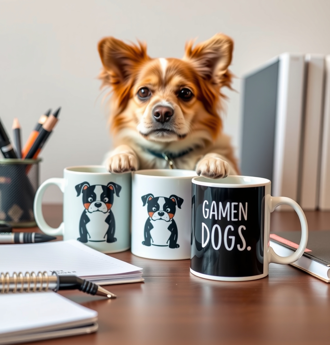 Quality check visual for Custom Mugs with Dogs Guide