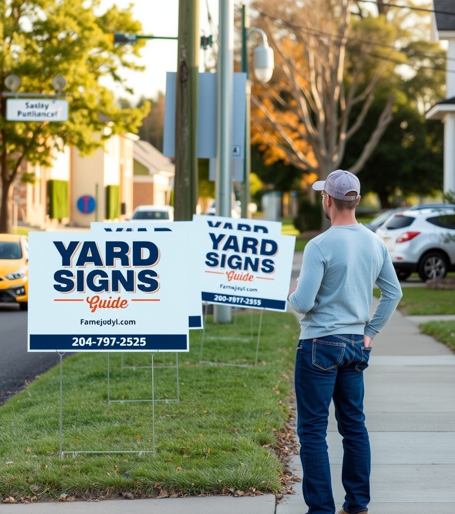 Where to Order Yard Signs Guide