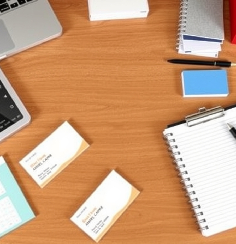 Preparation visual for Quick Business Cards Printing Guide