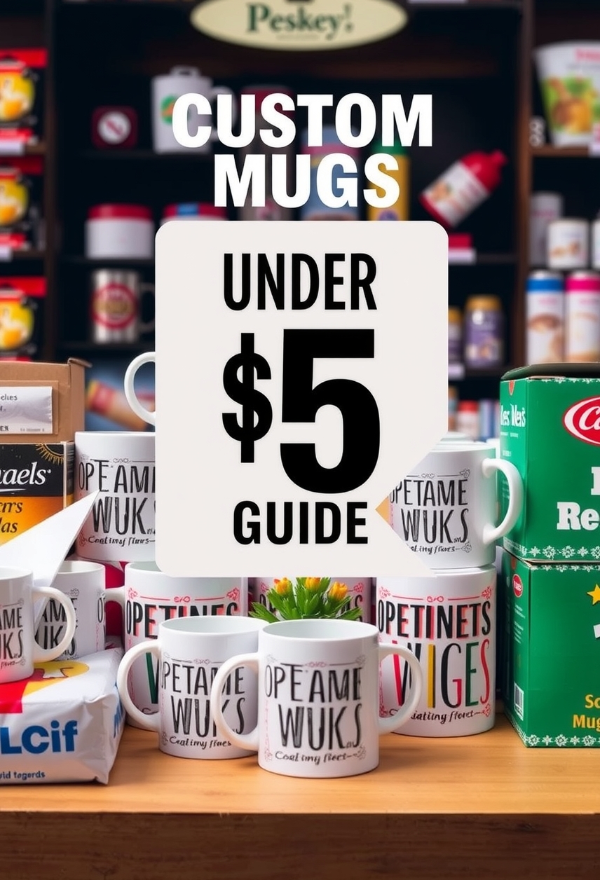 Checklist for Custom Mugs Under $5 Guide