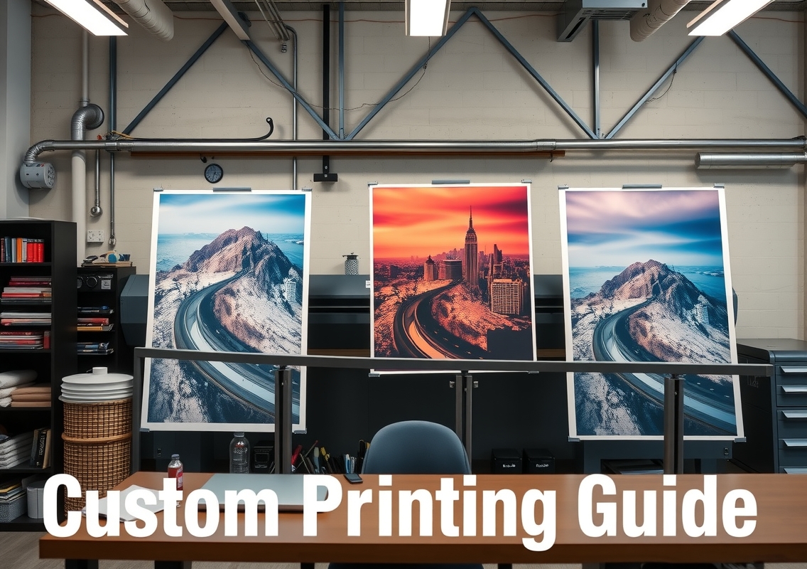 Preparation visual for Custom Posters Printing Guide